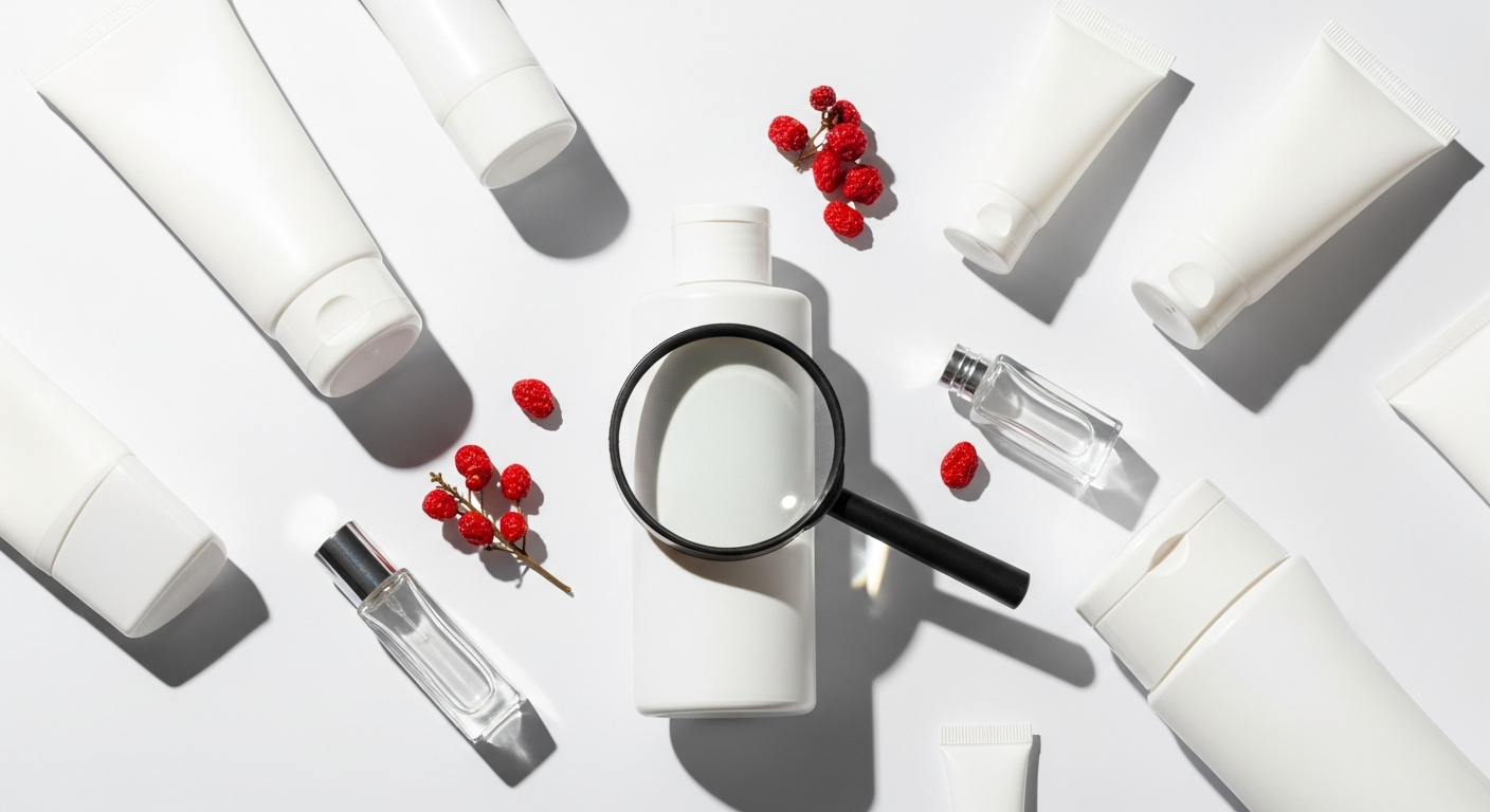 Skincare ingredient labels to check for eczema-safe products