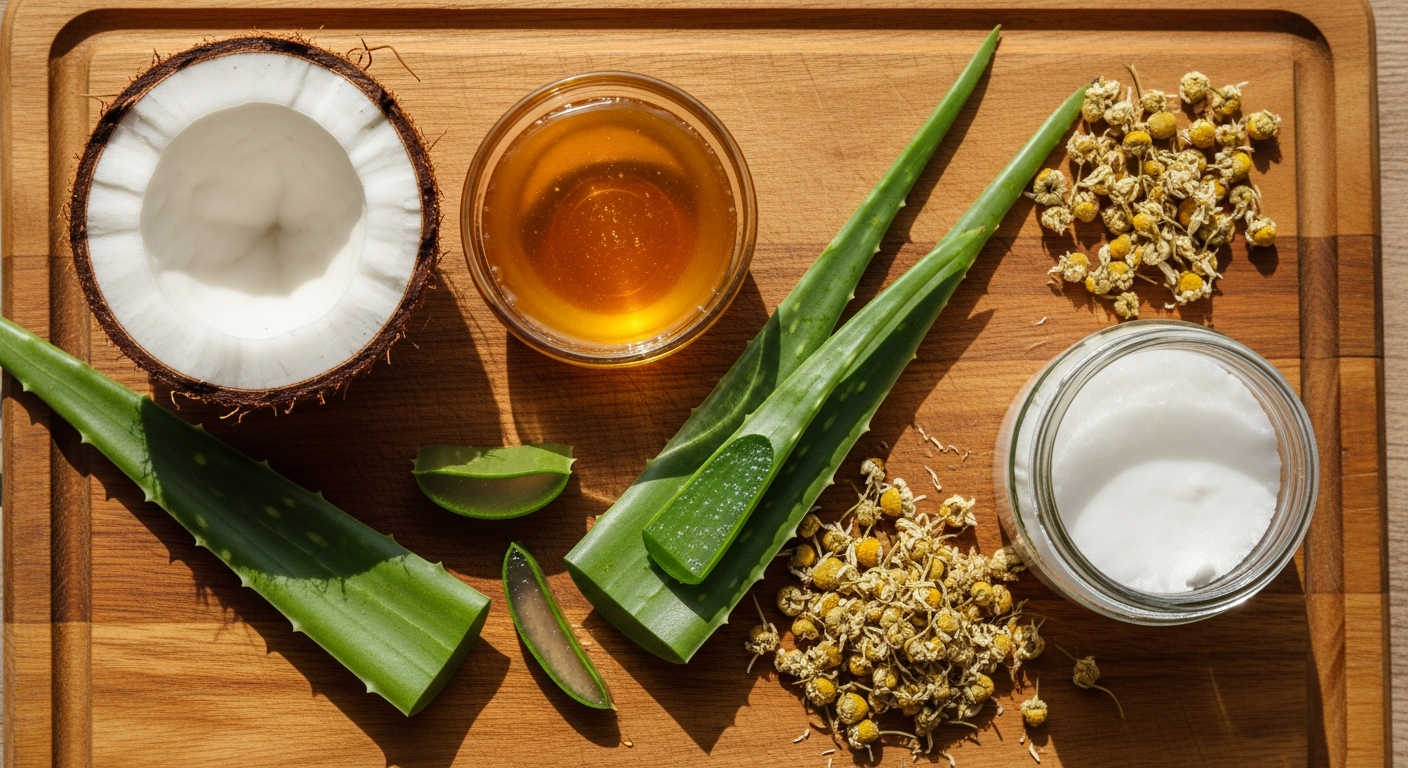 Natural and holistic skincare ingredients for eczema relief