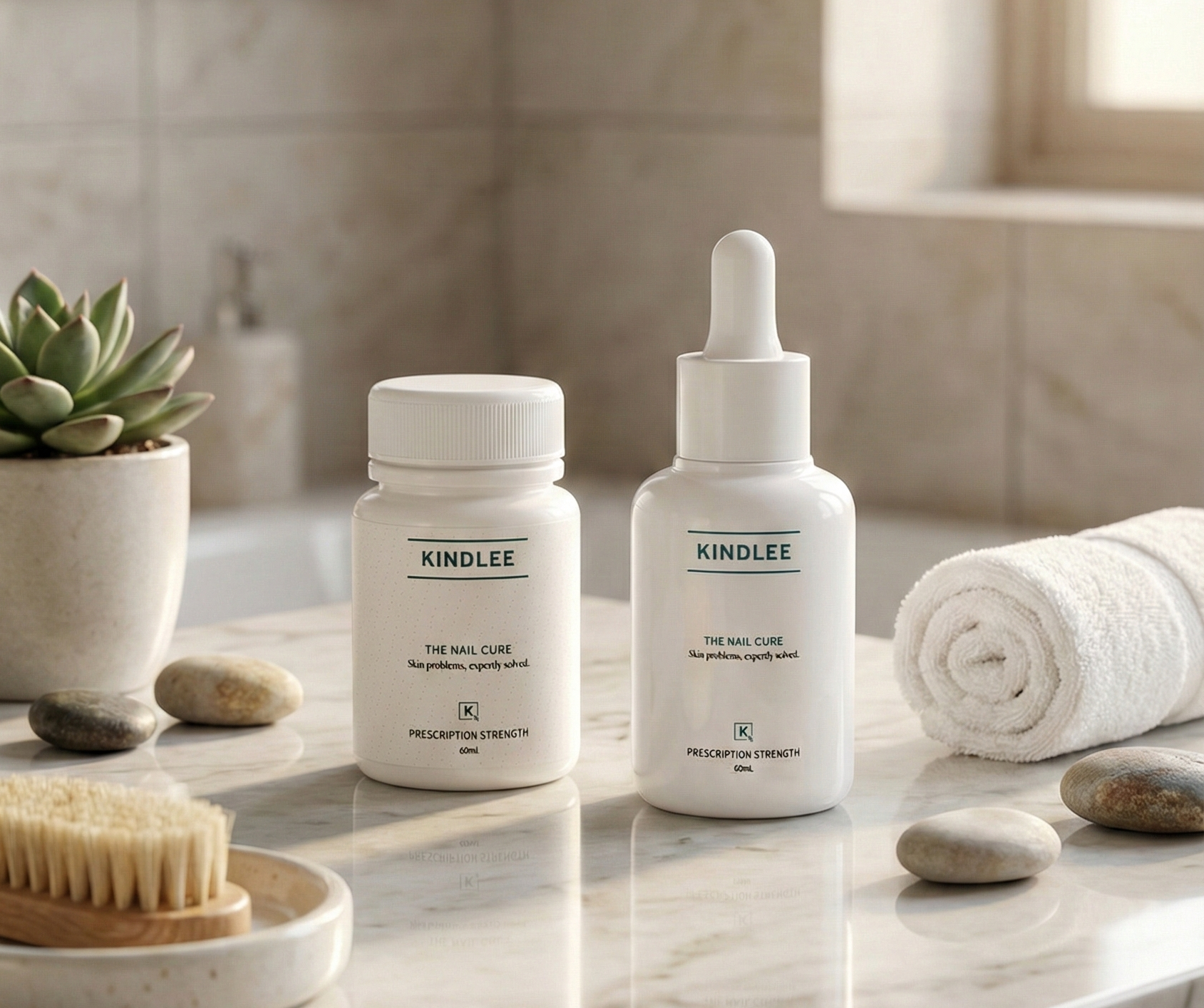 Nail Cure on Counter